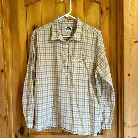 The North Face Button Down Shirt. 100% Cotton, XL TG. - Picture 1 of 5